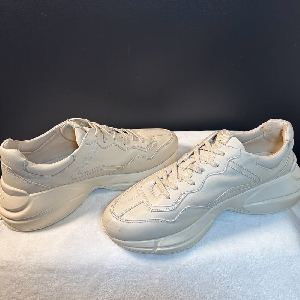 Gucci Rhyton Leather Logo | 500877 DRW00 9522 | US10.5M - Picture 5 of 13